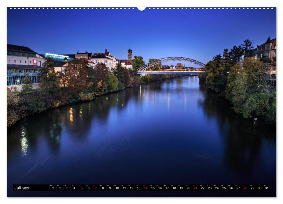 Bamberg - das fränkische Rom (CALVENDO Premium Wandkalender 2024)