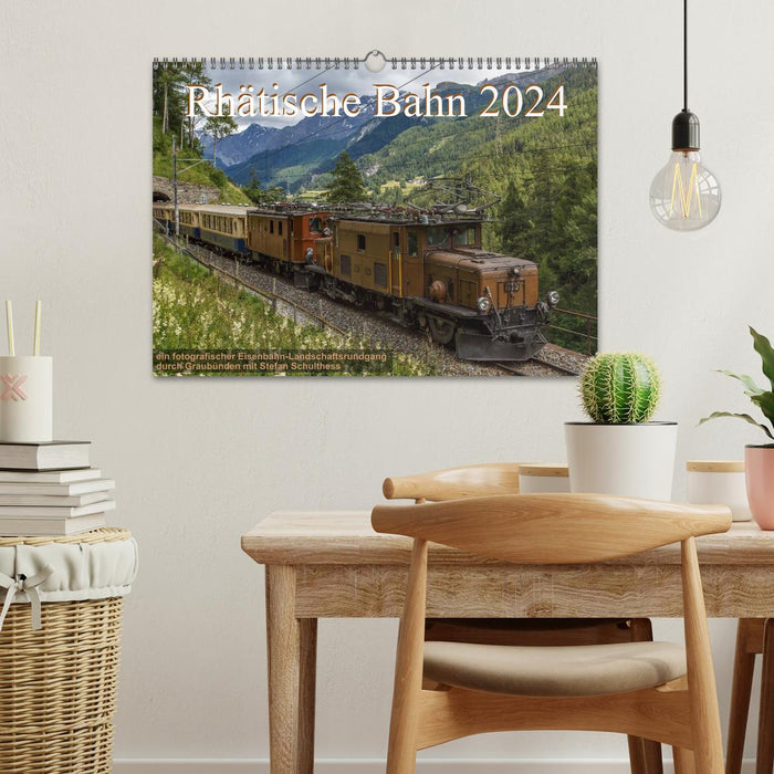 Rhaetian Railway 2024 (CALVENDO wall calendar 2024) 