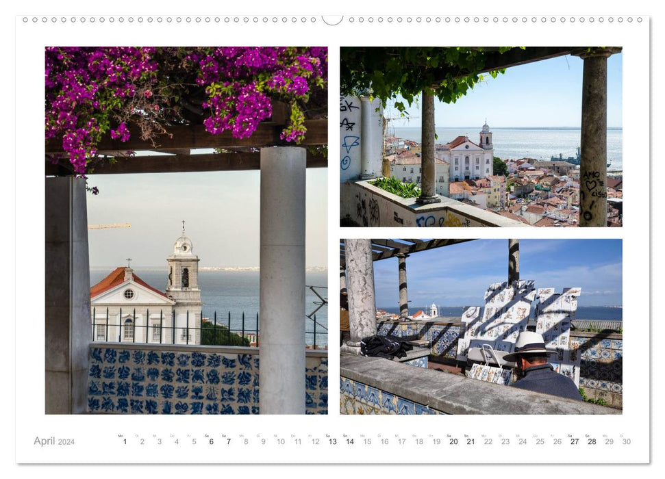 Lisbon - Age makes beautiful (CALVENDO Premium Wall Calendar 2024) 