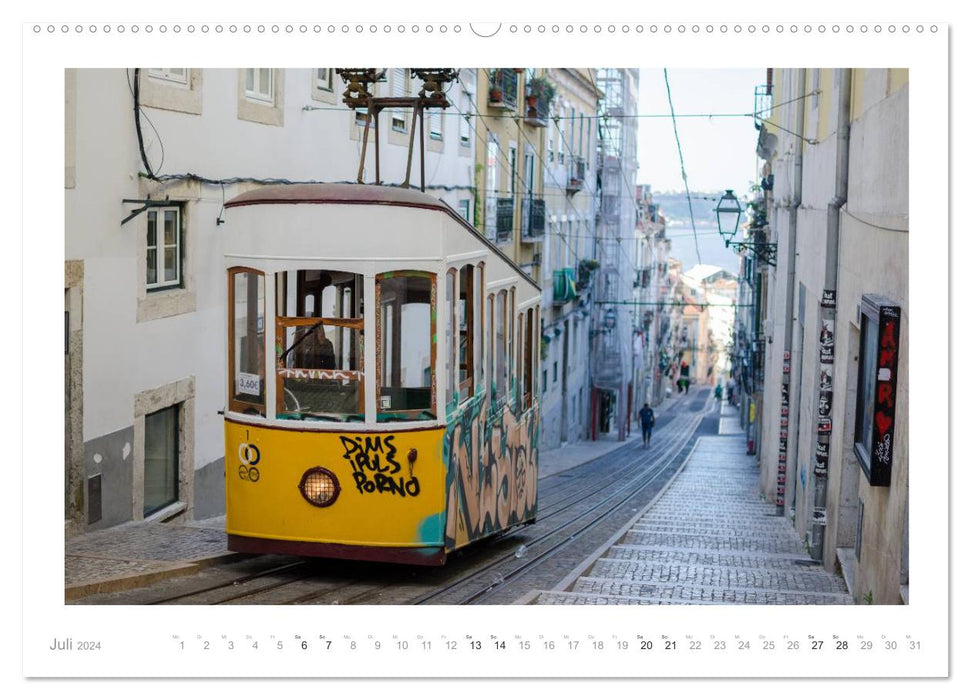 Lisbon - Age makes beautiful (CALVENDO Premium Wall Calendar 2024) 