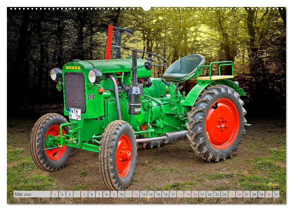 Beloved vintage tractors (CALVENDO Premium Wall Calendar 2024) 
