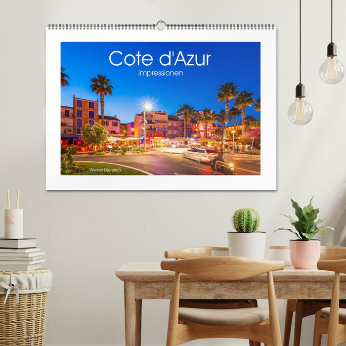 COTE D'AZUR impressions (CALVENDO wall calendar 2024) 