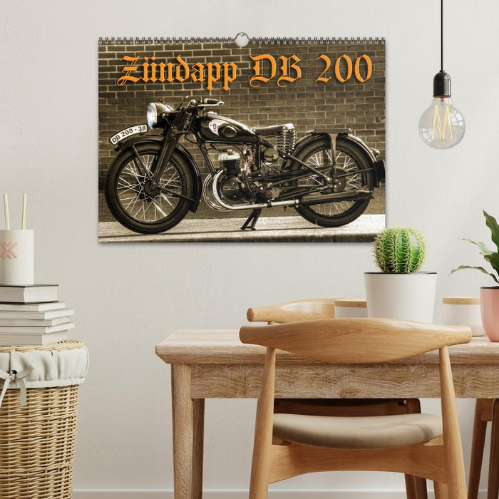 Zündapp DB 200 (CALVENDO wall calendar 2024) 