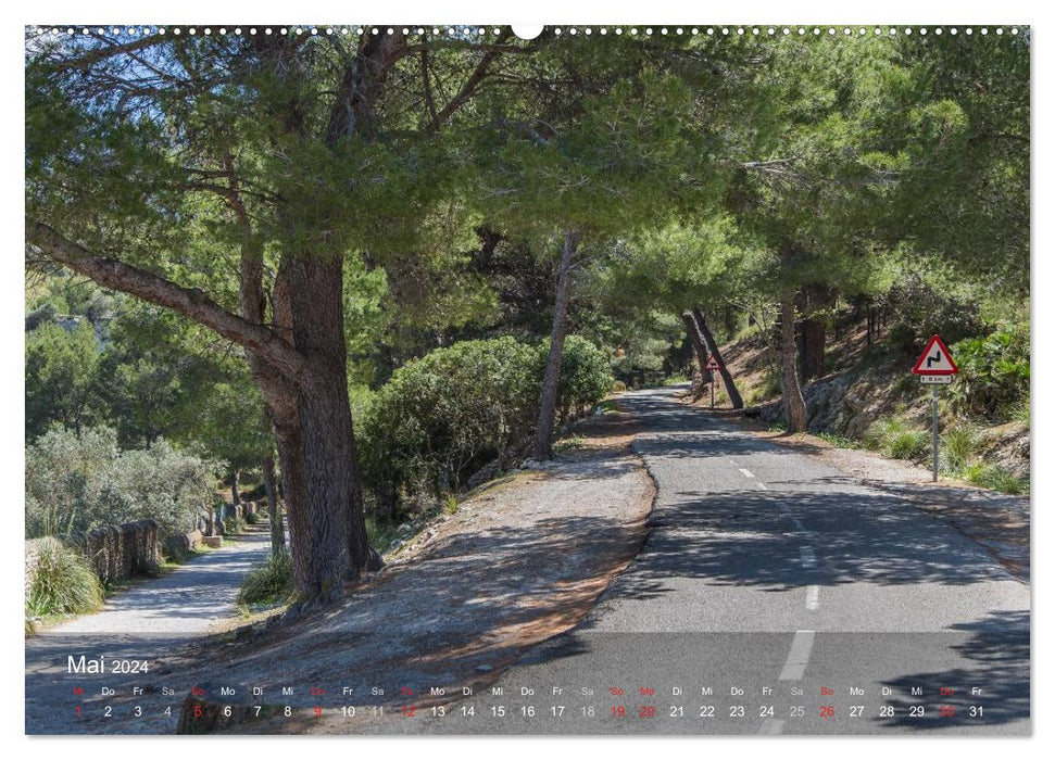 Mit dem Rennrad auf Mallorca (CALVENDO Premium Wandkalender 2024)