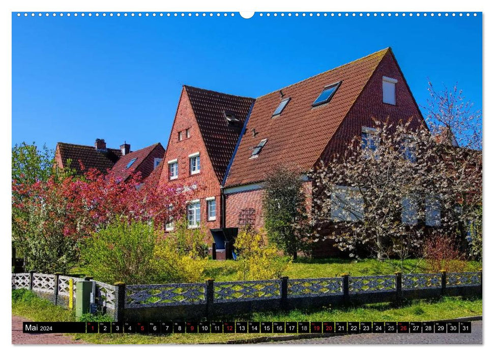 Langeoog - Most Beautiful Island in East Frisia (CALVENDO Premium Wall Calendar 2024) 
