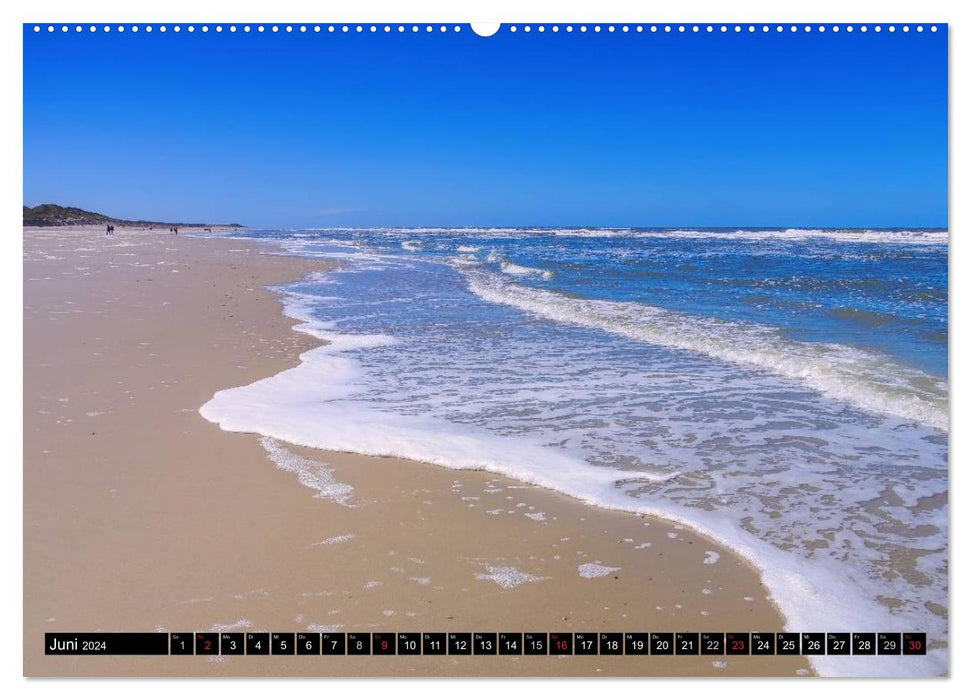 Langeoog - Most Beautiful Island in East Frisia (CALVENDO Premium Wall Calendar 2024) 