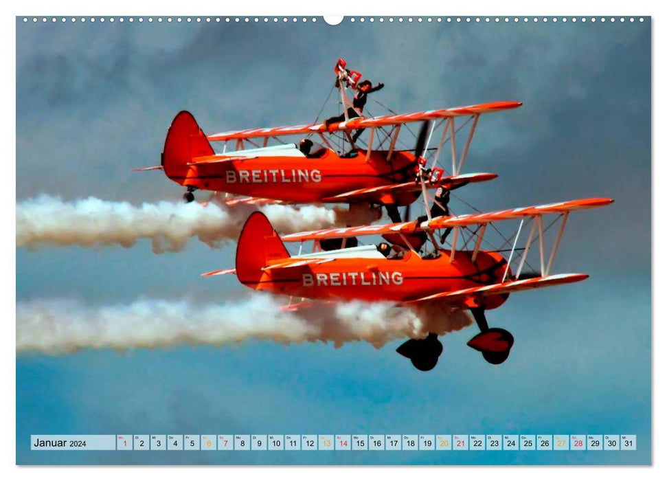 Air show - be free (CALVENDO wall calendar 2024) 