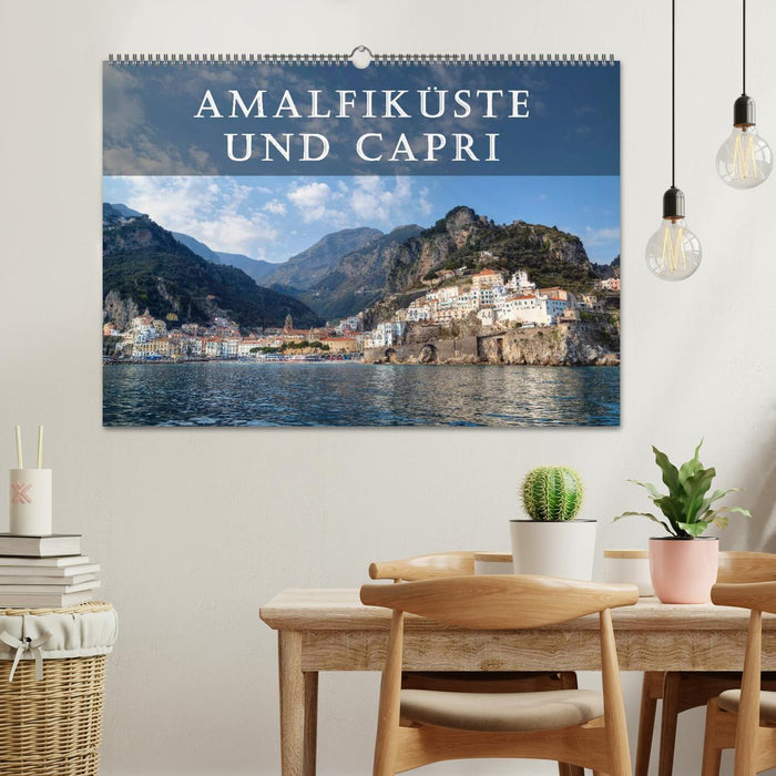 Côte Amalfitaine et Capri (Calendrier mural CALVENDO 2024) 