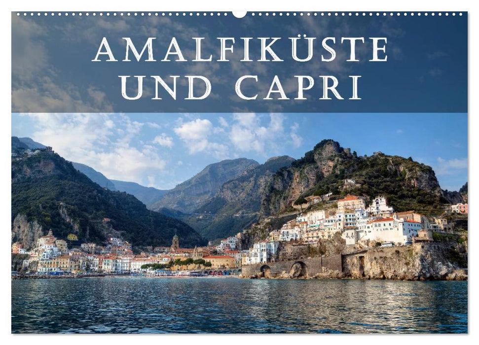 Côte Amalfitaine et Capri (Calendrier mural CALVENDO 2024) 