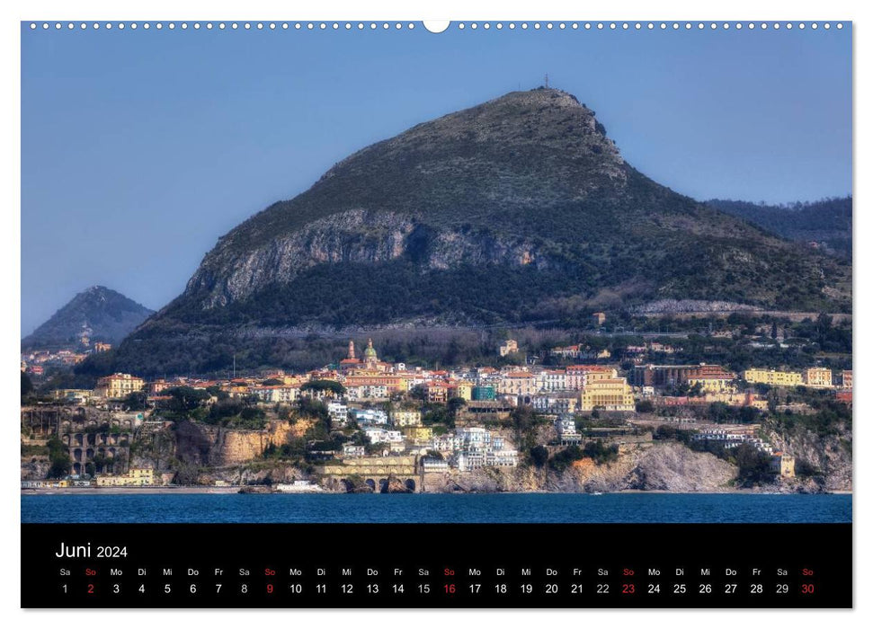 Côte Amalfitaine et Capri (Calendrier mural CALVENDO 2024) 