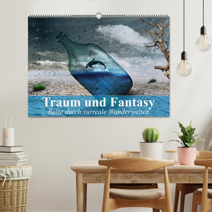 Dream and fantasy. Journey through surreal worlds of wonder (CALVENDO wall calendar 2024) 