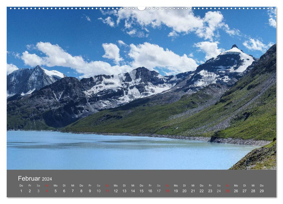 Valais. Pearl of Switzerland (CALVENDO wall calendar 2024) 