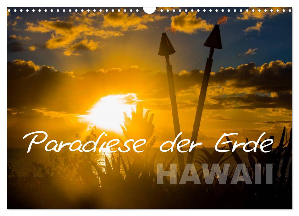 Paradiese der Erde - HAWAII (CALVENDO Wandkalender 2024)