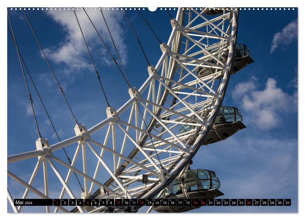 Wundervolles London (CALVENDO Premium Wandkalender 2024)