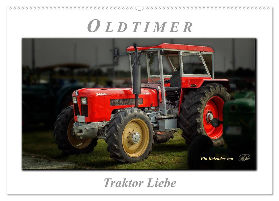 Voiture classique – Tracteur Love (Calvendo mural CALVENDO 2024) 