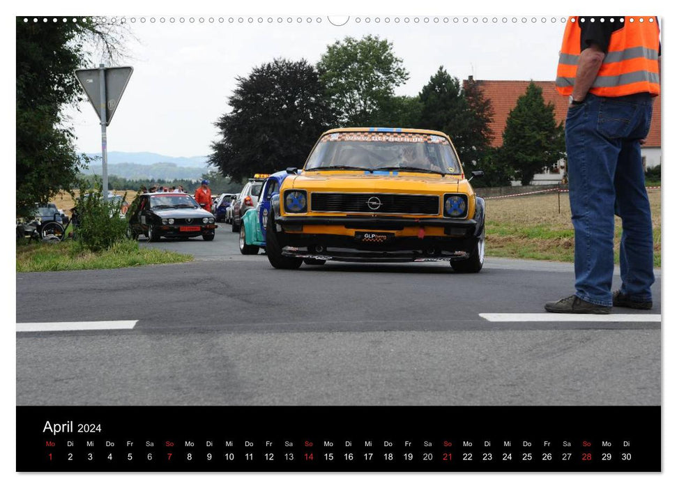 Course de côte dans l'Opel (calendrier mural CALVENDO 2024) 