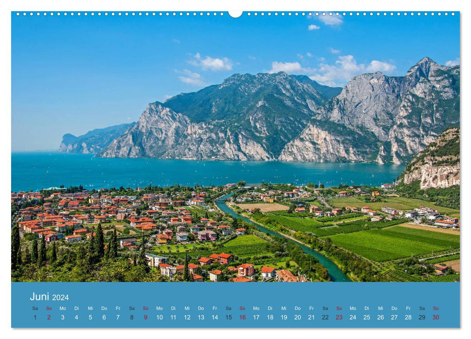 Gardasee - lago di Garda by Sascha Ferrari (CALVENDO Premium Wandkalender 2024)