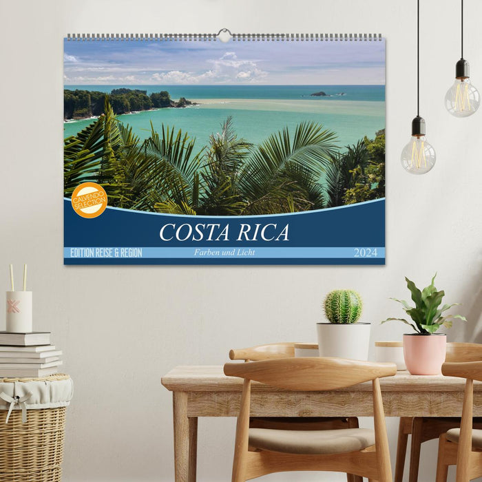 COSTA RICA Couleurs et Lumière (Calendrier mural CALVENDO 2024) 