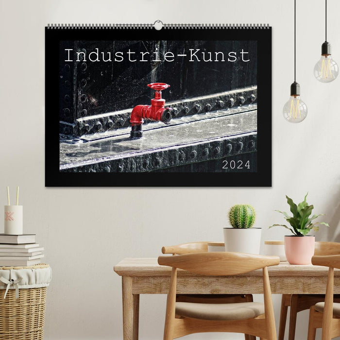 Industrie-Kunst 2024 (CALVENDO Wandkalender 2024)