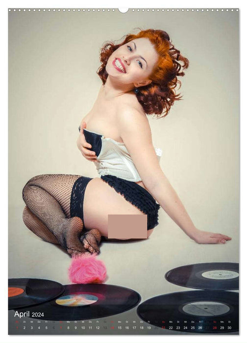 Pin-up-Girls - Sexy, kess und kokett (CALVENDO Premium Wandkalender 2024)