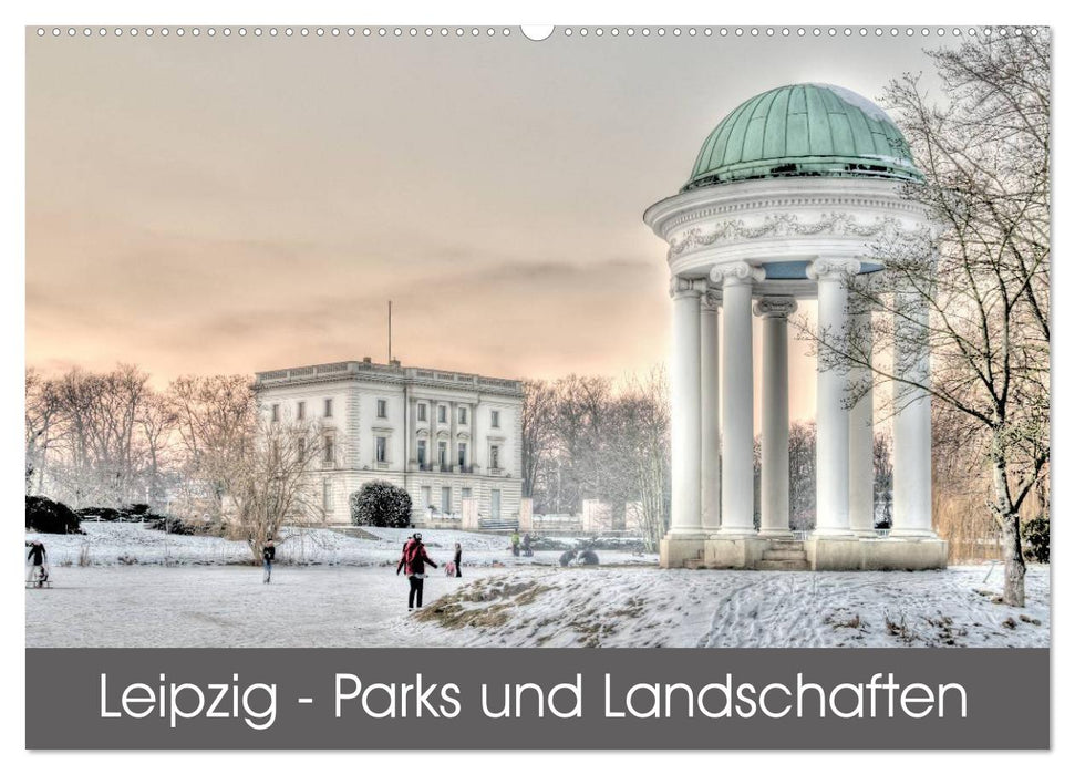Leipzig - parcs et paysages (Calendrier mural CALVENDO 2024) 