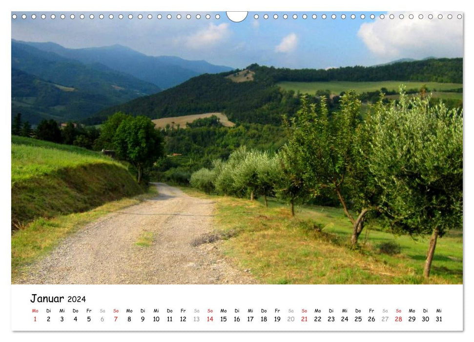 Franziskusweg - Camino di Assisi (CALVENDO Wandkalender 2024)