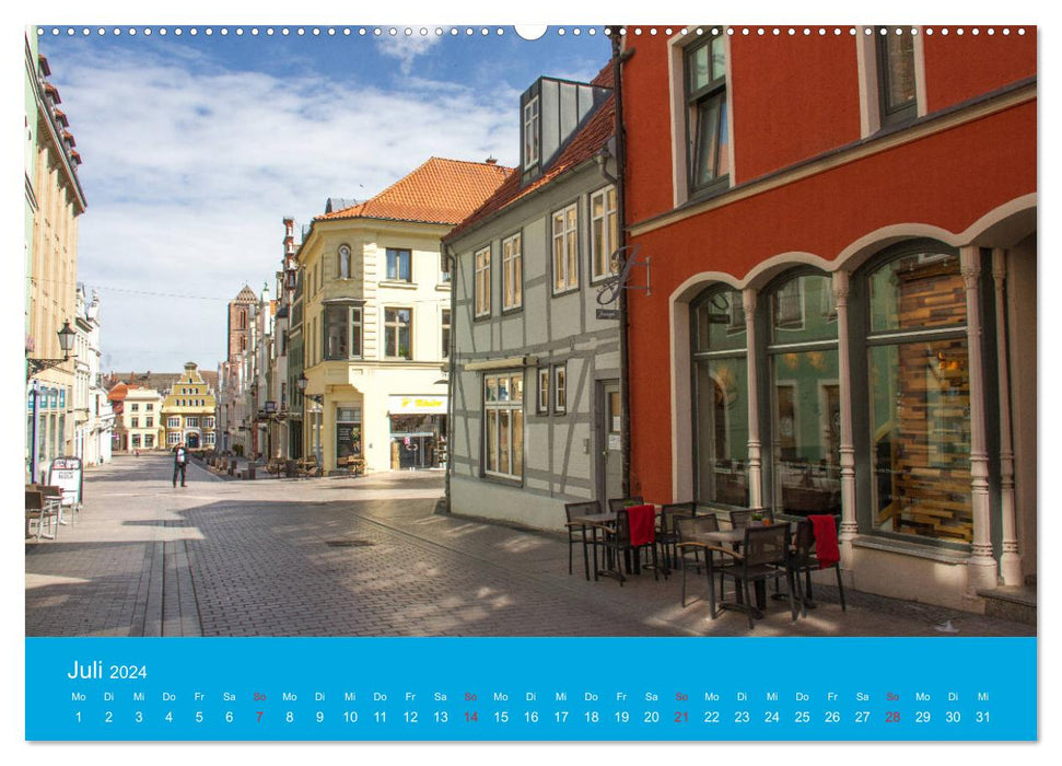 Wismar - Ansichten einer Hansestadt (CALVENDO Premium Wandkalender 2024)