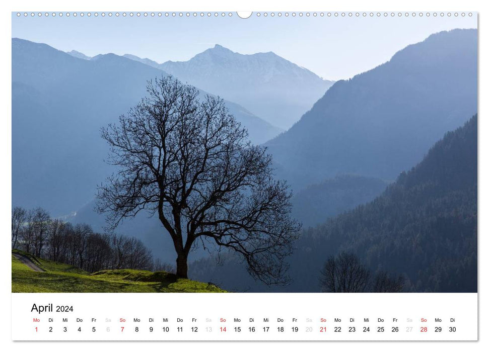 Graubünden 2024 - Die schönsten Bilder (CALVENDO Premium Wandkalender 2024)