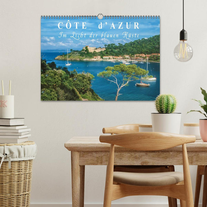 Cote d'Azur - Im Licht der blauen Küste (CALVENDO Wandkalender 2024)