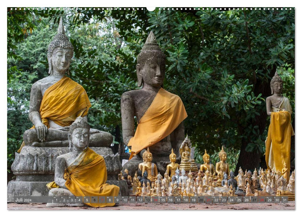 Buddha - Momente der inneren Einkehr (CALVENDO Premium Wandkalender 2024)