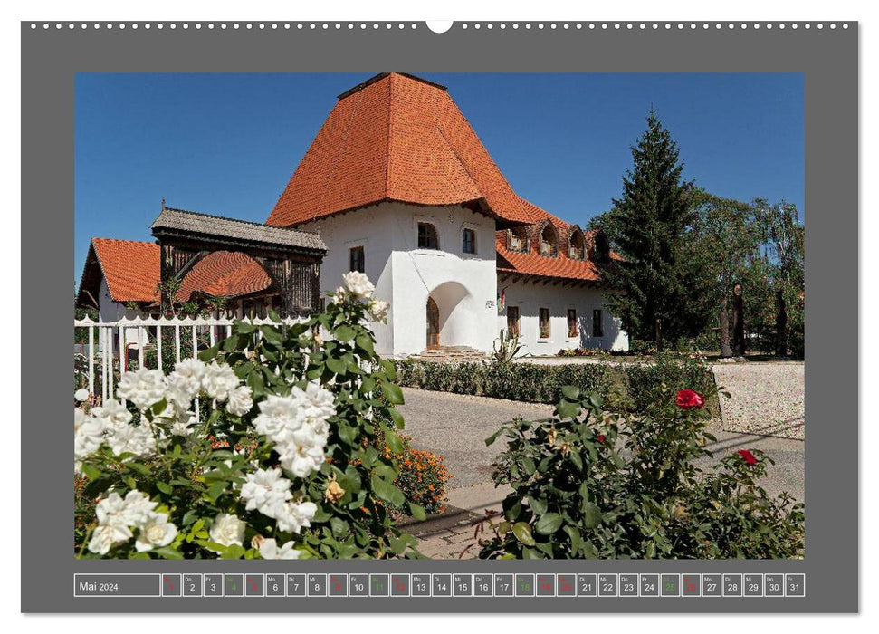 Ungarn - um den westlichen Balaton (CALVENDO Premium Wandkalender 2024)