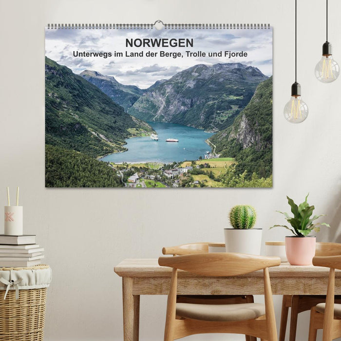 Norwegen - Unterwegs im Land der Berge, Trolle und Fjorde (CALVENDO Wandkalender 2024)
