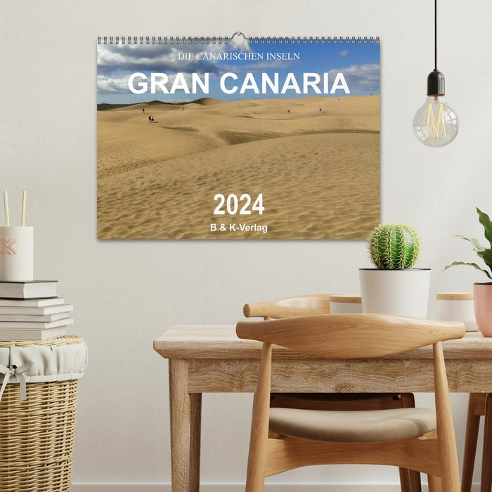 Die Canarischen Inseln - Gran Canaria (CALVENDO Wandkalender 2024)