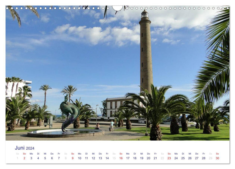 Die Canarischen Inseln - Gran Canaria (CALVENDO Wandkalender 2024)