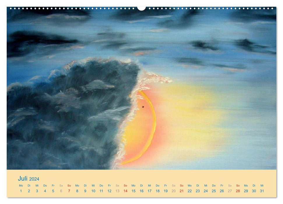 Kunstkalender 2024 - Augenblicke der Malerei (CALVENDO Premium Wandkalender 2024)