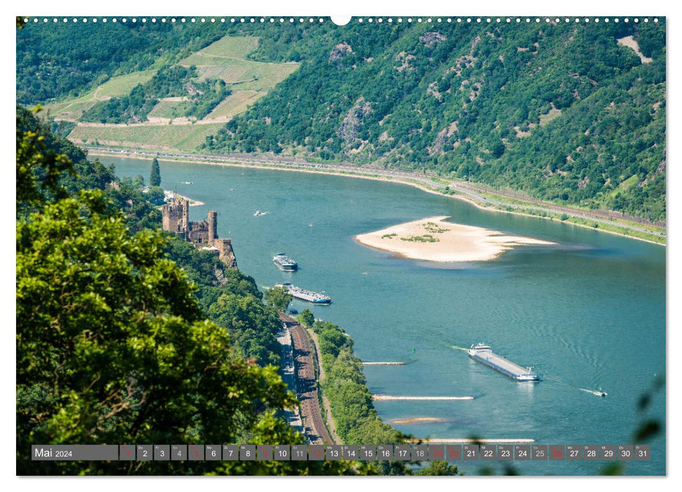 Paysage culturel de la vallée du Haut-Rhin moyen III (calendrier mural CALVENDO 2024) 