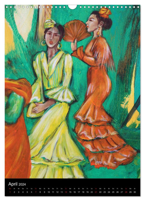 Flamenco (CALVENDO Wandkalender 2024)