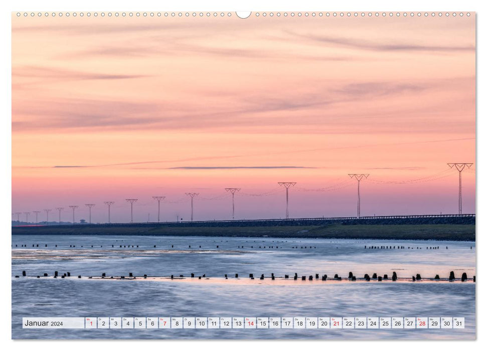 L'île de Römö (Calendrier mural CALVENDO 2024) 