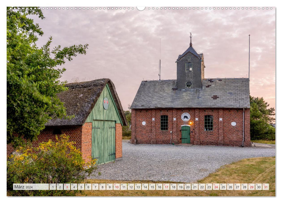 L'île de Römö (Calendrier mural CALVENDO 2024) 