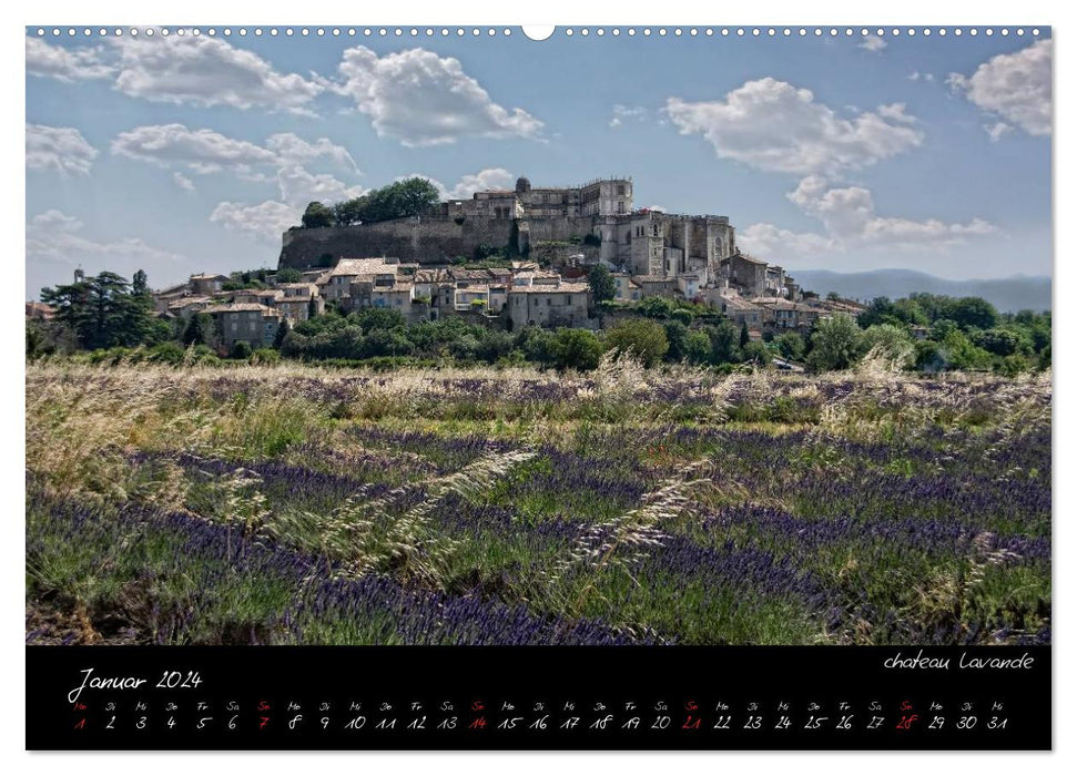Provence romantique (CALVENDO Wandkalender 2024)