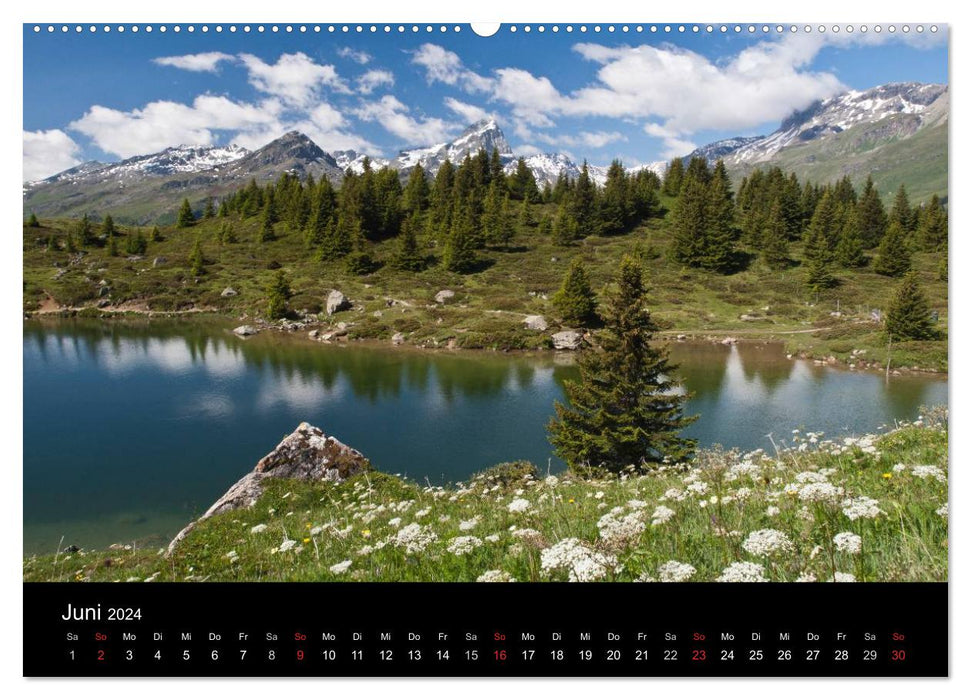 Graubünden - Die schönsten Bilder (CALVENDO Premium Wandkalender 2024)