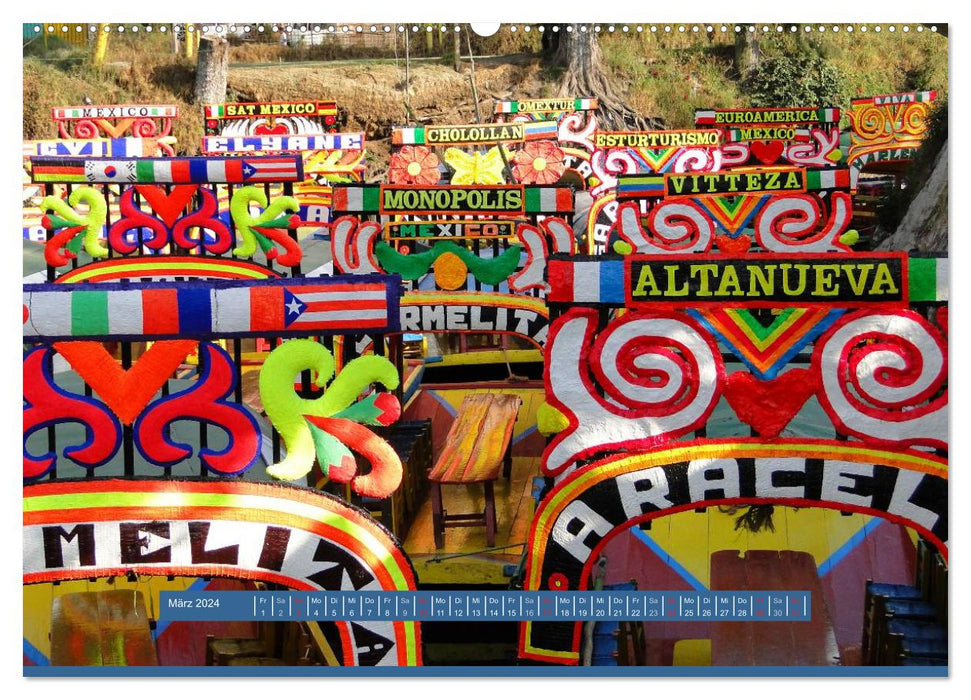 Mexique – Terre de couleurs (Calendrier mural CALVENDO 2024) 