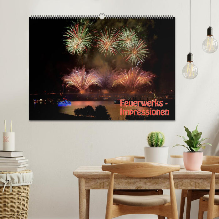 Feuerwerks - Impressionen (CALVENDO Wandkalender 2024)