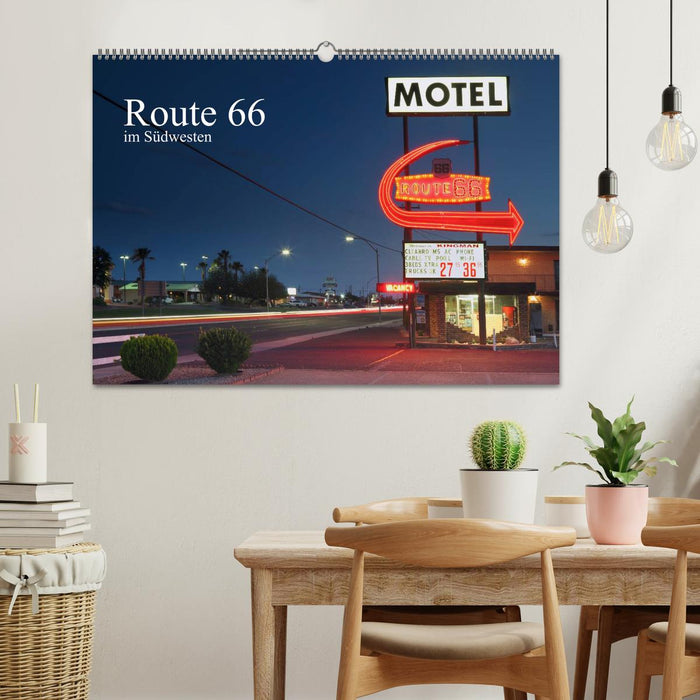 Route 66 im Südwesten (CALVENDO Wandkalender 2024)