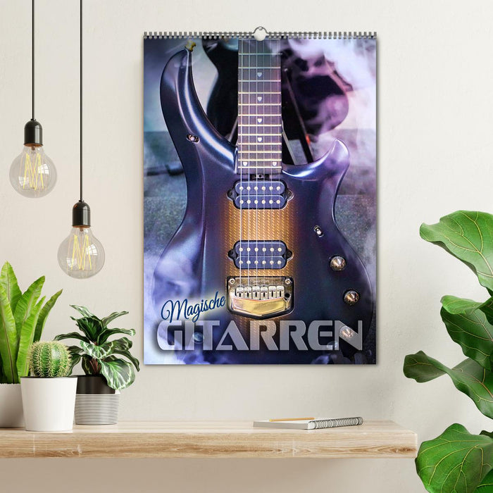 Magische Gitarren (CALVENDO Wandkalender 2024)