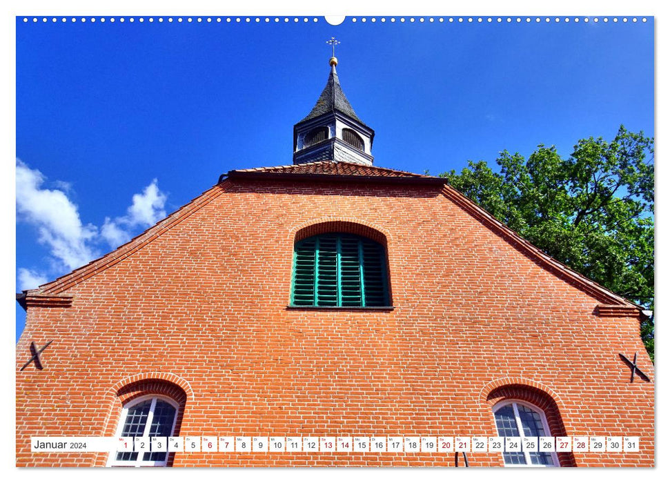 Kehdinger Kirchen (CALVENDO Premium Wandkalender 2024)