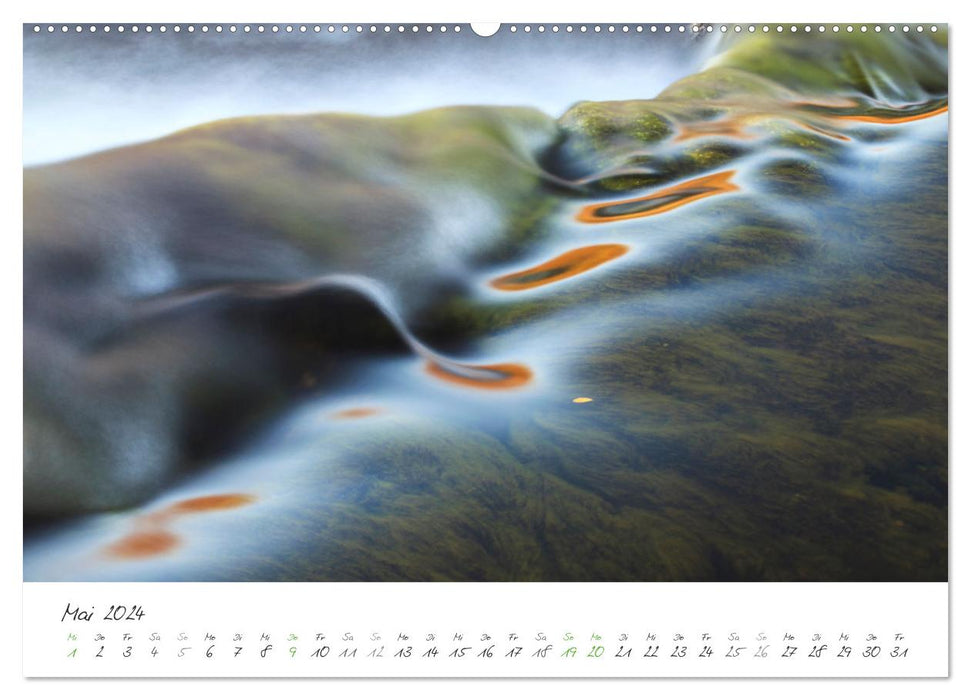 Wasserfälle klein und groß (CALVENDO Wandkalender 2024)
