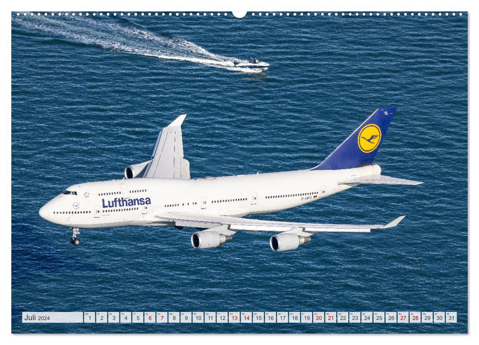 Airliners Air-to-air (CALVENDO Premium Wandkalender 2024)