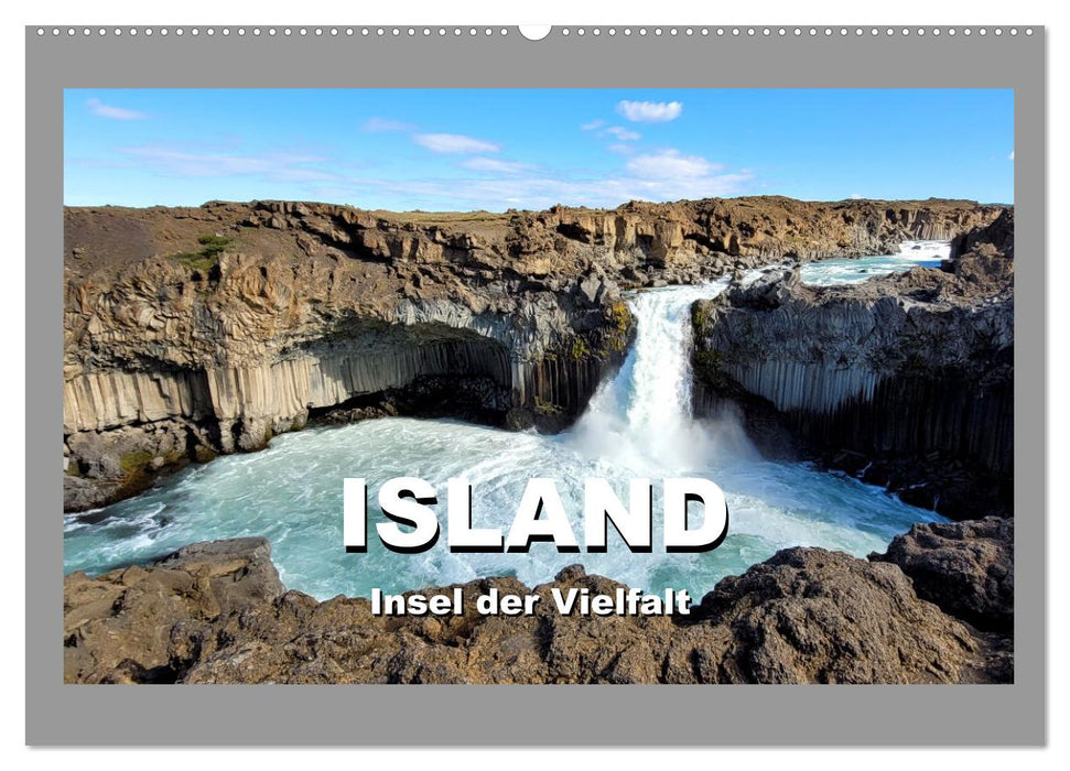 Island Insel der Vielfalt (CALVENDO Wandkalender 2024)