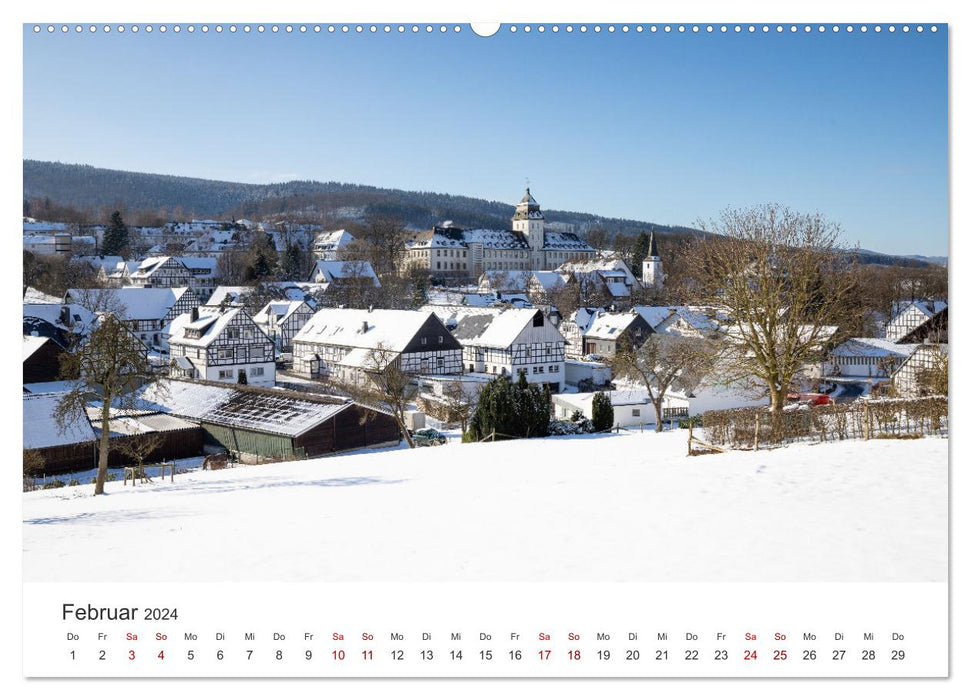 County, a village in the Schmallenberger Sauerland (CALVENDO wall calendar 2024) 